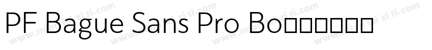 PF Bague Sans Pro Bo字体转换